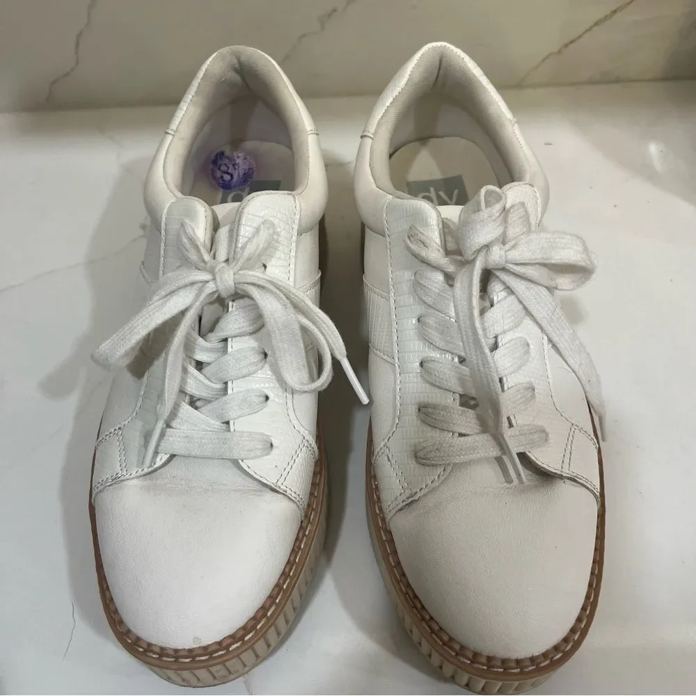 DV by Dolce Vita White Platform Sneakers